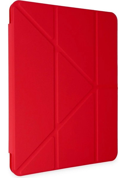 Ipad Pro 12.9 (2021) Kılıf Kalemlikli Mars Tablet Kılıfı - Kırmızı Drstr fırsatları