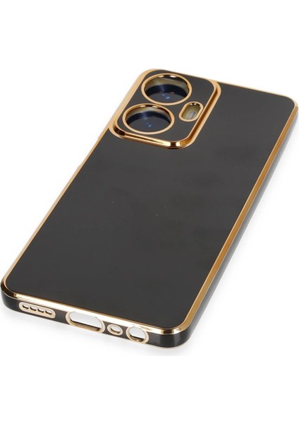 Realme C55 Kılıf Volet Silikon - Siyah Drstr