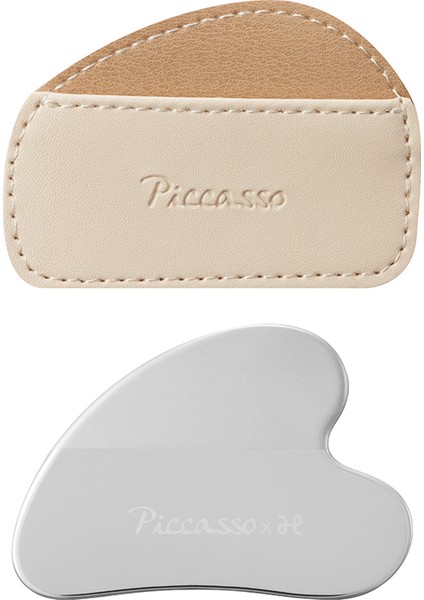 Piccasso Curved Makeup Spatula / Gua Sha Formlu Mini Makyaj Spatulası