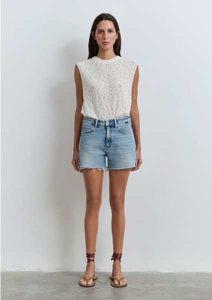 Heidi 90LAR Vintage Açık Mavi Jean Şort 1410057-89743 fırsatları