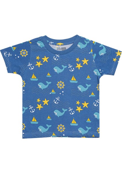 Basic Erkek Yaz Baskılı T-Shirt Erkek Bebek