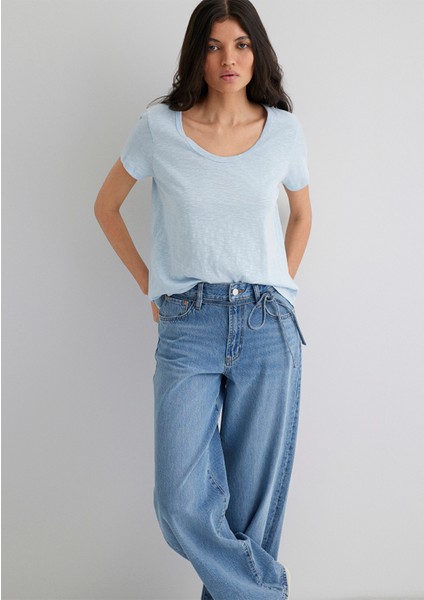 Mavi Basic Tişört 1613076-70800 fırsatları