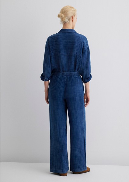 Dokulu Indigo Pantolon 1011019-18790