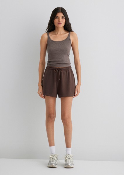 Kahverngi Tencel Tm Modal Şort 1410154-87537