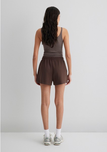 Kahverngi Tencel Tm Modal Şort 1410154-87537