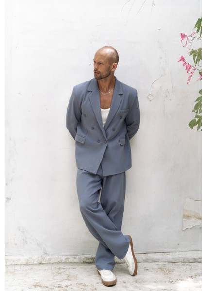 Ayyubay Indigo Erkek Blazer Ceket