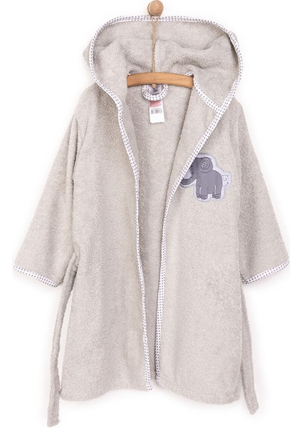 Bornoz Havlu Kumaş Beyaz