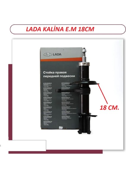 Lada Kalina 1117 1118 1119 Amortisör Ön Sağ Em Kmp (Helezon Yay Çanak Çapı 18CM) Orj Avtovaz 11180290540203