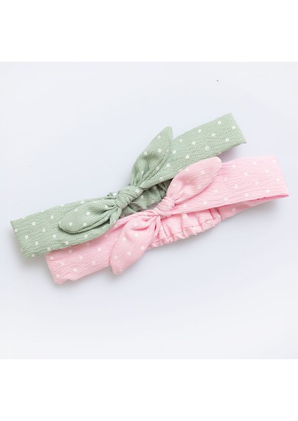 Puantiye Desen 2li Fiyonk Kız Saç Bandı Kız Bebek fiyatları