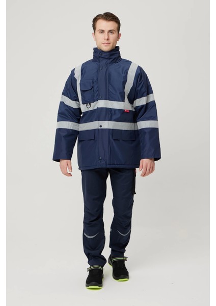 Salix Oxford Reflektörlü Iş Güvenliği Parkası - Su ve Rüzgar Geçirmez, Soğuk Havalara Dayanıklı Mont fiyatları