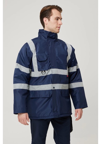 Salix Oxford Reflektörlü Iş Güvenliği Parkası - Su ve Rüzgar Geçirmez, Soğuk Havalara Dayanıklı Mont fırsatları