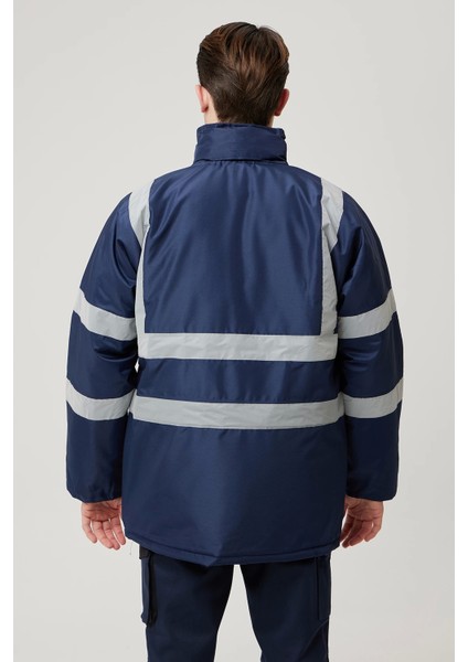 Salix Oxford Reflektörlü Iş Güvenliği Parkası - Su ve Rüzgar Geçirmez, Soğuk Havalara Dayanıklı Mont indirimleri