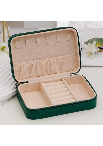 Basit Mücevher Çantası Taşınabilir Seyahat Mücevher Organizatörü (Yurt Dışından)
