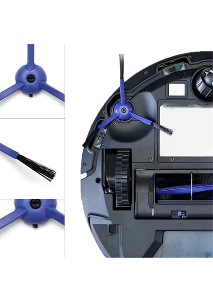 Eufy Robovac X8 Robot Süpürge Yedek Aksesuarları Parçaları Için Ana Yan Fırça Hepa Filtre Paspas Bezi (Yurt Dışından) indirimleri