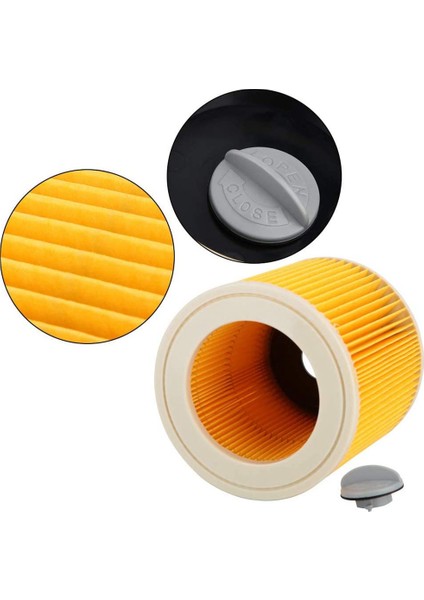 Vakumlu Süpürge Toz Hepa Filtresi Yedek Filtreleme Büyük Parçacıklar Karcher A2004 2054 2204 WD2.250 WD3.200 (Yurt Dışından) fırsatları