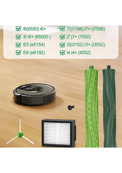 Irobot Roomba E/ı/j Serisi, I7 I7+ I3 I3+ I4 I4+ J7 J7+ E5 E6 Elektrikli Süpürge, Fırça Aksesuarları Için Uyumlu Parçalar (Yurt Dışından) indirimleri