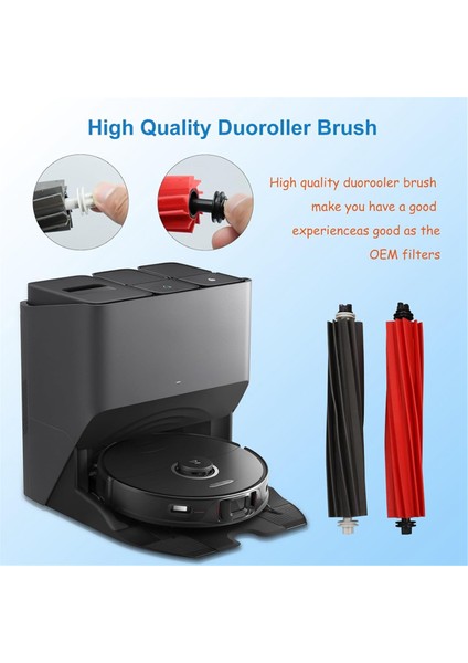 Roborock S8 Pro Ultra Robot Süpürge Ana Yan Fırça Hepa Filtreler Paspas Bezi Pedler Toz Torbaları Aksesuar Seti (Yurt Dışından) indirimleri