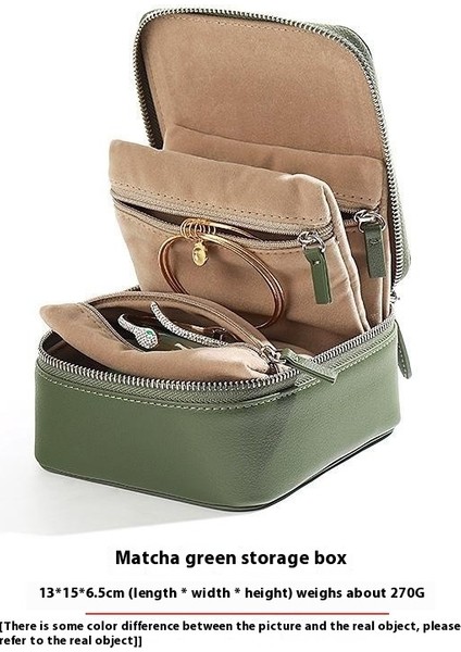 Taşınabilir Mücevher Fermuar Düzenleyici Vintage Wench Kılıfı Mücevher Çantası (Yurt Dışından)