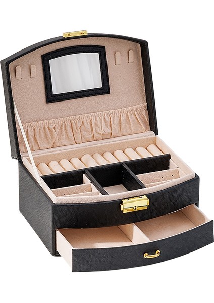 Seyahat Takı Mücevher Kutusu Küçük Taşınabilir Yeni Düzenleyici (Yurt Dışından)
