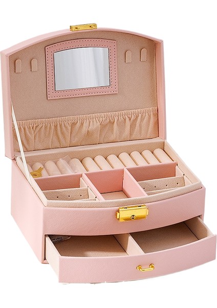 Seyahat Takı Mücevher Kutusu Küçük Taşınabilir Yeni Düzenleyici (Yurt Dışından)