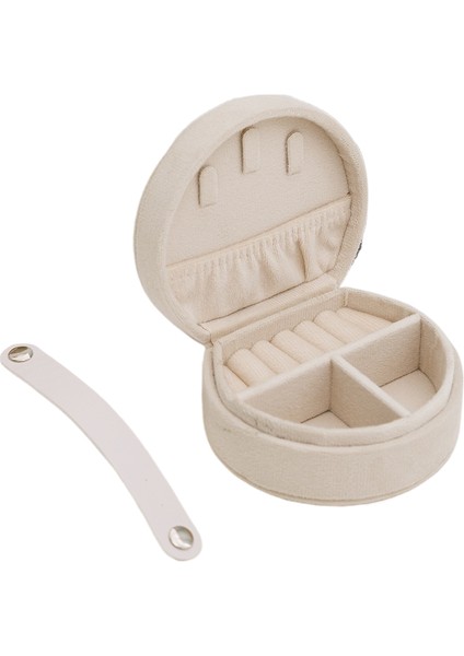 Elde Taşınabilir Mücevher Kutusu Kadife Mini Taşınabilir Düzenleyici (Yurt Dışından)