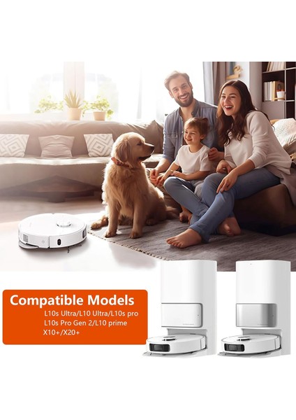 Dreame Bot L10S Pro L10S Ultra Robot Süpürge Yedek Parçaları, Yan Fırça, Kapak, Filtre, Paspas Bezi, Toz Torbası (Yurt Dışından) fiyatları