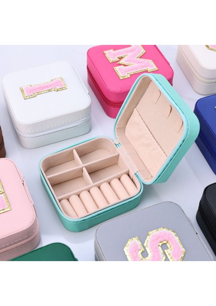 Mini Alfabe Mücevher Kutusu Taşınabilir Mücevher Seyahat Organizatörü (Yurt Dışından)