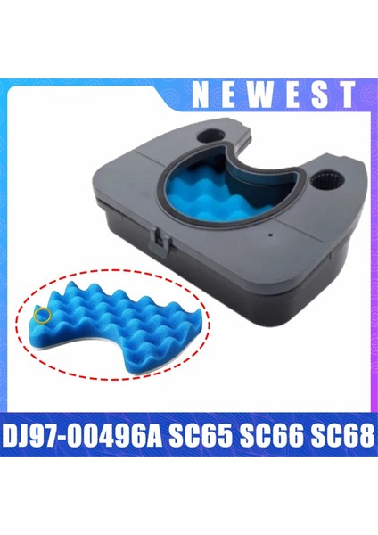 Samsung DJ97-00496A SC65 SC66 SC67SC68 Elektrikli Süpürge Yedek Parçaları Için Kapaklı Köpük Filtre ve Filtre Kutusu (Yurt Dışından) indirimleri