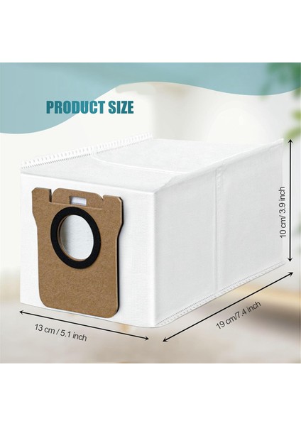 Dreame L10S ULTRA/L10 ULTRA/L10 Prime Toz Torbaları Hepa Filtre Paspas Bezi Robot Süpürge Yedek Parçaları (Yurt Dışından) fırsatları