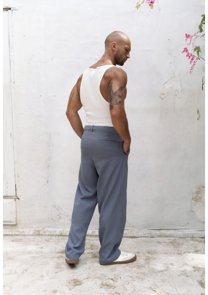 Ayyubay Indigo Pileli Erkek Pantolon fırsatları