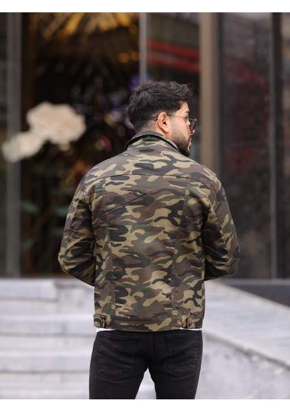 Erkek Slim Fit Kamuflaj Non-Denim Ceket fiyatları