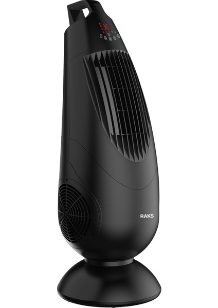 Teos Plus Siyah Kule Tipi Uzaktan Kumandalı Vantilatör 90W