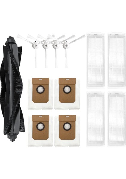 Viomi Alpha 3 Pro / VXVC26 Robot Süpürge Silindir Yan Fırça Hepa Filtre Toz Torbası Aksesuarları Yedek Parçalar (Yurt Dışından)