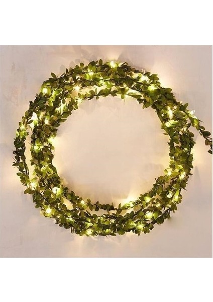 Asonplus Dekoratif Yapay Yapraklı Peri LED 3 Metre Sarmaşık Gün Işığı Ledli