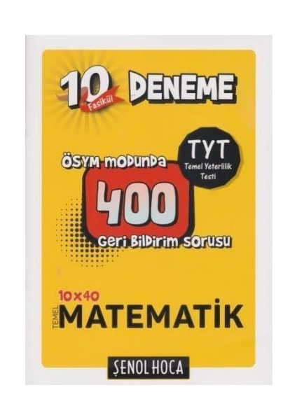Tyt 10 Fasikül Deneme (10X40 Temel Matematik)
