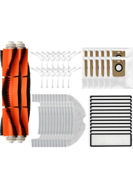 Dreame Bot D10 Plus RLS3D / Z10 Pro / L10 Plus Robot Süpürge Hepa Filtre Paspas Ana Yan Fırça Toz Torbası Parçaları (Yurt Dışından)