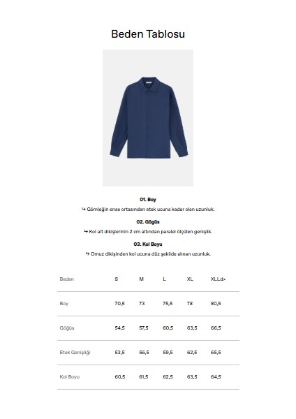 Basic Tencel™ Uzunkollu Gömlek - Lacivert