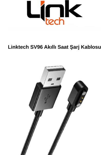 S88 - S89 - S89+ - S90 - S92 - S93 - SV96 Model Akıllı Saatlerin Şarj Kabloları