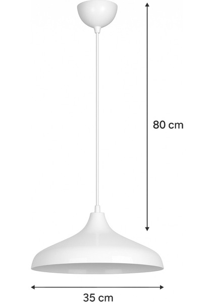 Nil Beyaz Renk Özel Tasarım Modern Dekoratif Sarkıt Cafe - Mutfak Tekli Avize fiyatları
