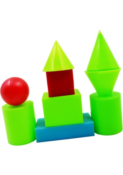 9x 3D Şekiller Set Set Matematik Oyuncakları Manipülatifler (Yurt Dışından) fiyatları