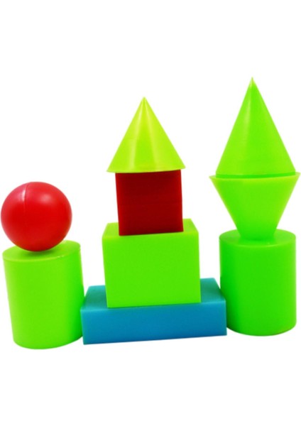 9x 3D Şekiller Set Set Matematik Oyuncakları Manipülatifler (Yurt Dışından) fırsatları
