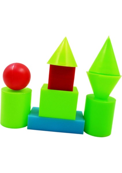 9x 3D Şekiller Set Set Matematik Oyuncakları Manipülatifler (Yurt Dışından) indirimleri
