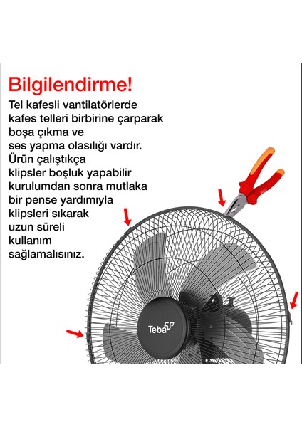 18 Inch Uzaktan Kumandalı / Zaman Ayarlı Ayaklı Vantilatör