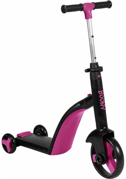 Boony 3 Tekerlekli 3in1 Pembe Scooter