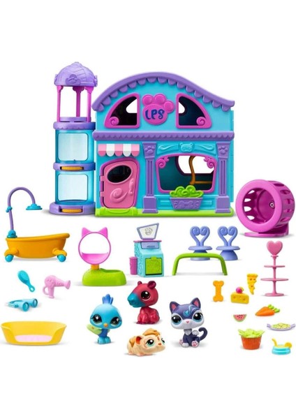 Nessiworld 5967 Sun-Littlest Pet Shop Minişler Delüks Oyun Seti