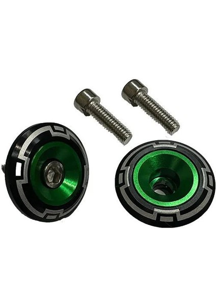 10 mm Desenli Yeşil Sehpa Yüzüğü