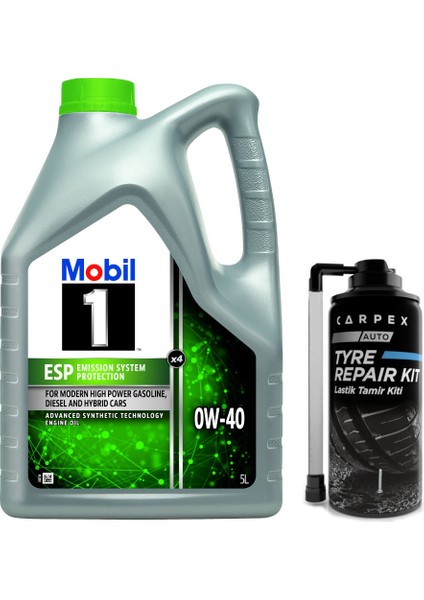 Esp X4 0W40 Motor Yağı 5 L Üt:2024