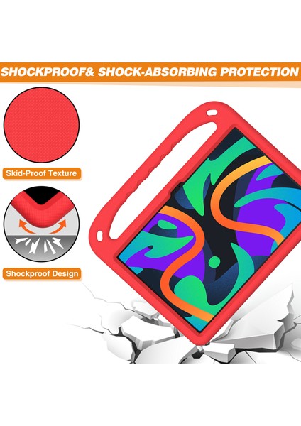 Lenovo Tab M11/XIAOXIN Pad 11 2024 Kılıf Eva Saplı Ayaklı Tablet Kılıfı-Kırmızı (Yurt Dışından) fırsatları