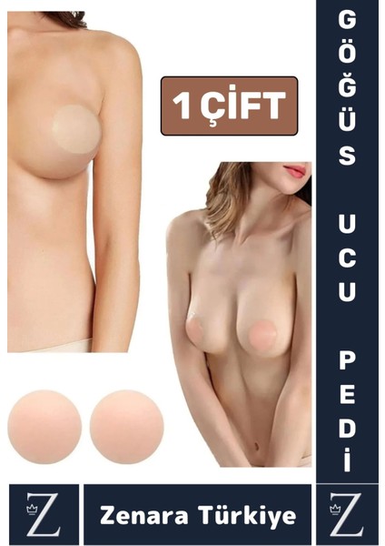 Yüksek Kaliteli Kadın Iç Giyim Göğüs Ucu Meme Kapatan Gizleyen %100 Silikon Ten Nipple Ped 1 Çift