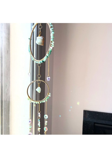 Aventurin Hediye Kutusu 5 - Doğal Taş Sun Catcher, Mum, Palo Santo ve Palo Santo Tütsülük fiyatları